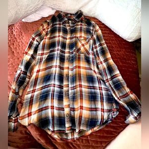 Abercrombie & Fitch Lightweight Flannel Shirt